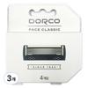 Лезвия для бритвы Dorco Face Classic, 4 шт., 3 набора, корейские лезвия для бритвы