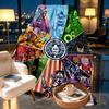 Five Nights at Freddy's Print Blanket - Soft & Comfortable, for Bedroom, Travel, Sofa, Home Decoration - Birthday Christmas Gift for Friend