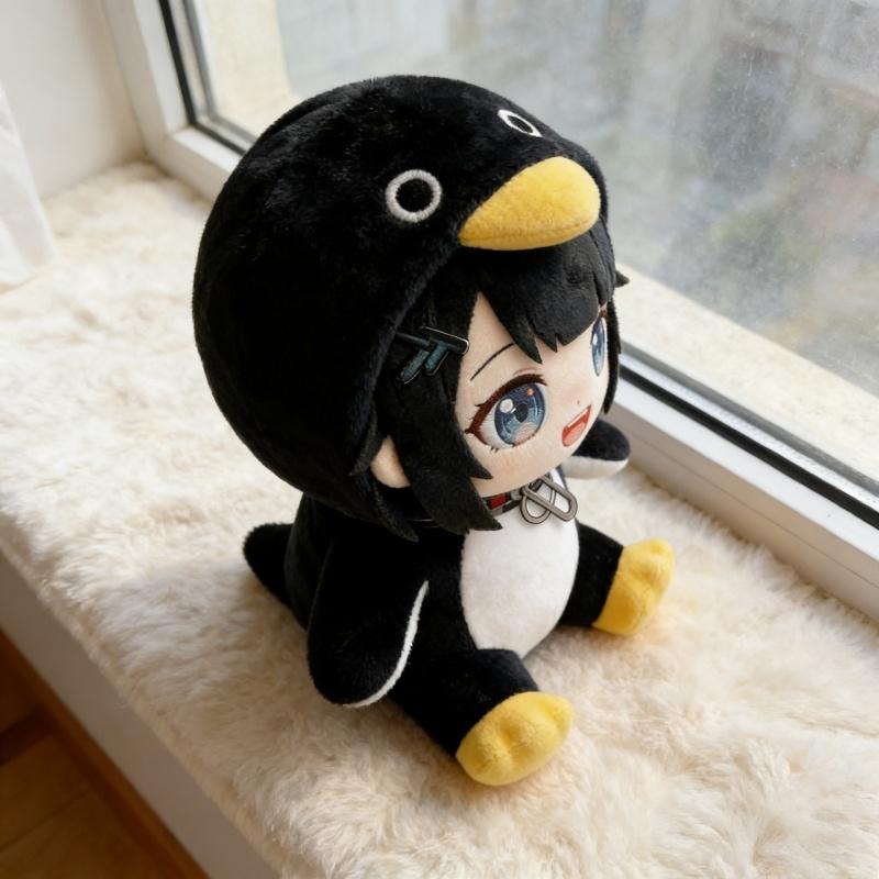 25cm Cute Plush Doll Penguin Gugugaga Can Make Sound Plush Toy Fans Decoration Birthday Gift