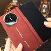 Подходит для чехла мобильного телефона Huawei MateX6, овчина с серебряным краем, двойная центральная ось X5/X3 seconds change XT полностью закрывающая противоударная задняя крышка