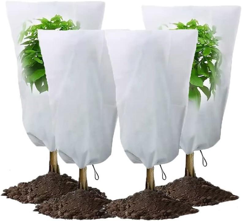 Windproof Anti-Frost Plant Protection Cover - Thickened Non-Woven Fabric for Winter Tree Care