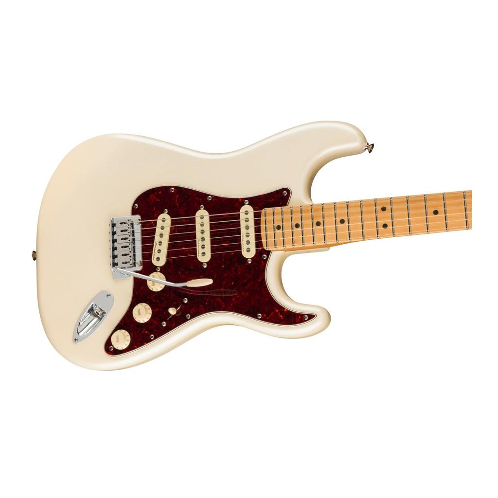 Fender Electric Guitar Player Plus Maple Olympic Pearl Stratocaster®, Fingerboard,