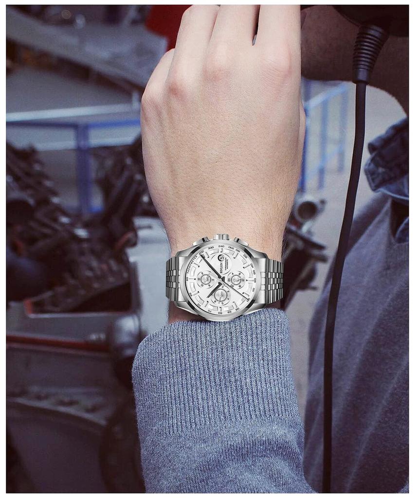 Watch Band Stainless Steel Watch Strap Metal Watch Band Metal Watch Strap 18mm 20mm 22mm 24mm 26mm Replacement Smart Watch Strap Highly Durable Men