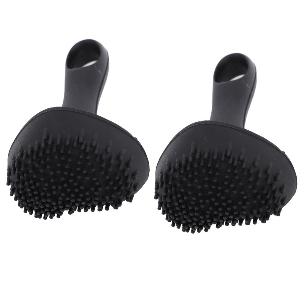 2 шт. Силиконовый штамп для веснушек Инструмент для макияжа Реалистичный вид Одно нажатие Милый Маленький Искусственные веснушки Штамп-ручка Черный