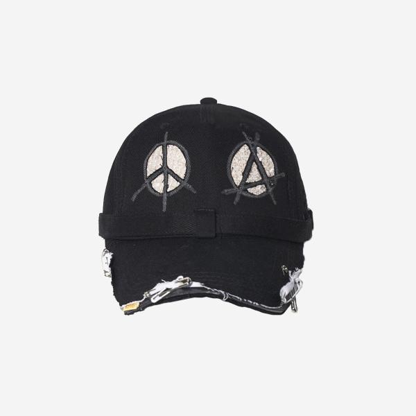 Tough Flag Danggi Cap Dokkaebi Tweed Eye Version (Black / Silver), 20FWMTC001S-7000009110