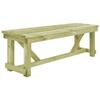 VidaXL Garden Bench 140 Cm Impregnated FSC Pine Wood