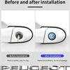 Car Door Keyhole Sticker Auto Lock Decoration Protection Decal For VW GTI Polo Golf MK6 MK7 MK8 Passat B6Tiguan CC T-ROC Hub Cap vhcp29