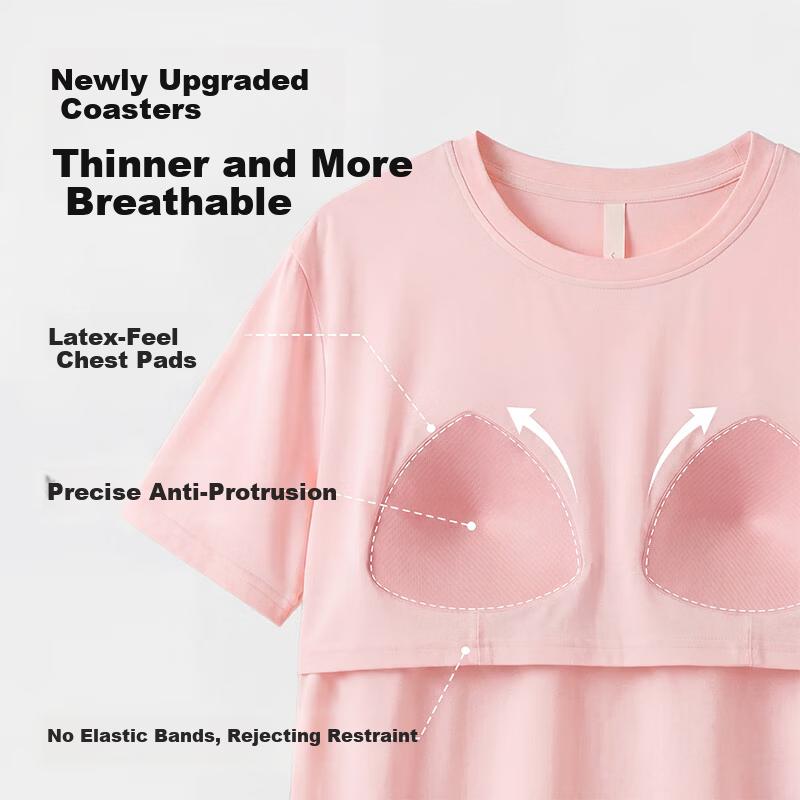 Miiow Aloe Vera Moisturizing Women's Pajamas Lyocell Cotton Summer  2026 New Chest Pad Loungewear
