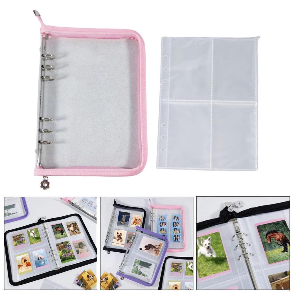 Binder Photo Album 25 Sheets Internal Pages DIY Photocard Collect Book Holder for