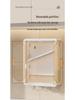 Wall-Mounted No-Drill Moisture-Proof Storage Box; Magnetic Dust-Proof Design for Bathroom and Kitchen Spice Organization.