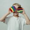 1/3/6/12Pcs Geometric Pattern Handmade Knitted Footbag Sack Durable Magic Juggling Balls  Children