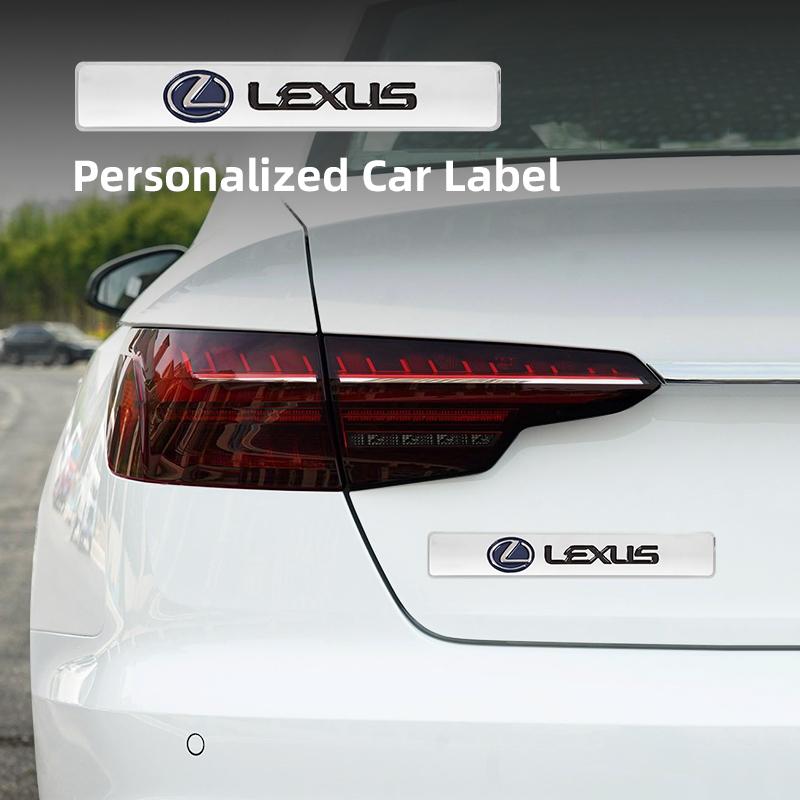 Car Emblem Leaf Metal Stickers Auto Decoration For Lexus F SPORT ES RX NX LS UX LM LX GX LC RZ IS CT GS RC HS SC TX LBX IS300