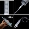 100 мл шприц с трубкой шприц для извлечения масла промышленный дозирующий шприц для инъекций