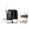 Coarse Pottery Travel Tea Set