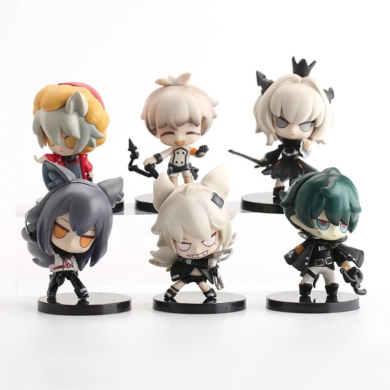 6 Styles Anime Games Arknights Action Figure Model Toy Amiya Theresa PVC Figurine Collect Gift