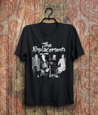 The Replacements Band Members Tour Rock Music Tee Shirt Full Size CS483