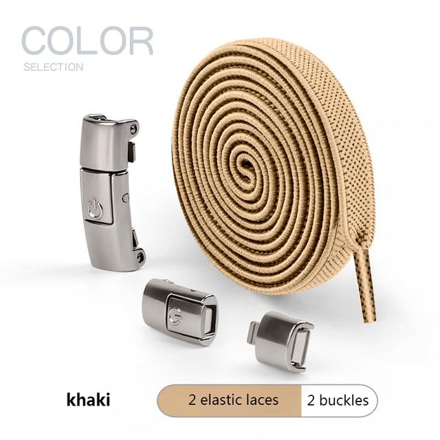 2025 Шнурки без завязок с пряжками для кроссовок Спортивная обувь