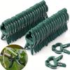 1/5/10Pcs Orchid Stem Clip Plant Support Vine Plastic Clips Flower Grow Upright Branch Clamping Garden Plant Support Clips