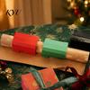Handbook Material Cutter Portable Wrapping Paper Roll Cutter, Slide Rail Trimmer with Manual Safety Blade, Clean Straight Cut for Crafting And