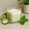Soy Wax Candle White Label, Cucumber And Mint