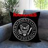 Personalized picture text home decorative pillows Household Gifts xcm Rock Band RRamones ANIME