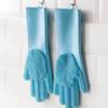 Yousheng 1 Pair Dishwashing Gloves Reusable Anti-slip Pattern Comfortable Cleaning Protective Gloves Household Kitchen Tools