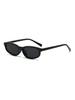 1Pc Retro Cat-Eye Frame Women's Sunglasses, Trendy Narrow Frame Design That Modifies the Face Shape, Suitable for Vacation Wear