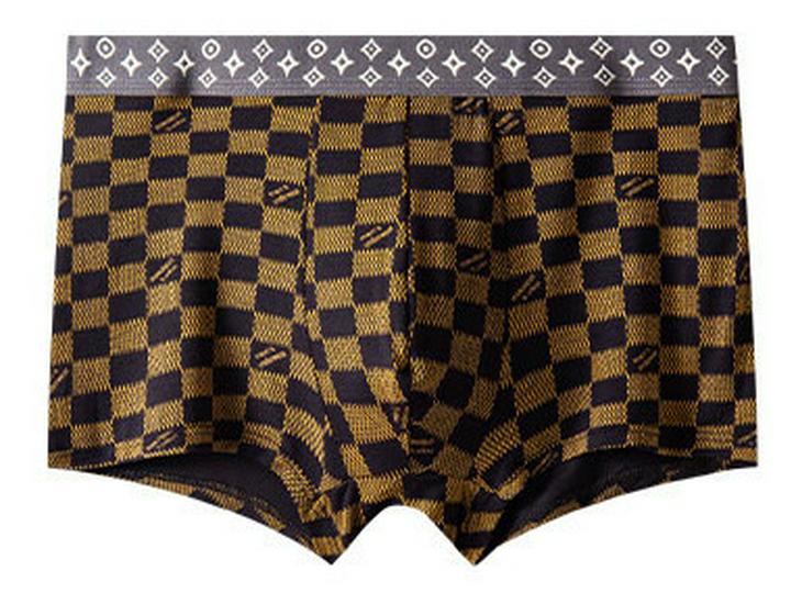 "Мужские трусы-боксеры из высококачественного шелка Ice Silk: Удобный, приятный для кожи, дышащий"