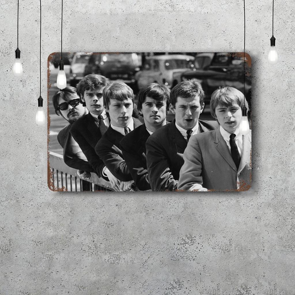 Металлические знаки группы The Yardbirds настенный декор Винтажные жестяные знаки Капитан Металлический плакат Декор для бара паба клуба Настенное украшение