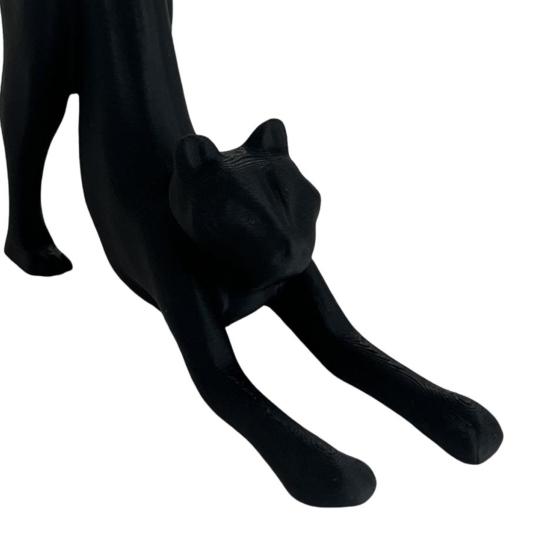 Держатель для туалетной бумаги в виде кошки, настольный, забавный держатель для рулонной бумаги, диспенсер для туалетной бумаги в виде черного леопарда для украшения ванной комнаты, хранения