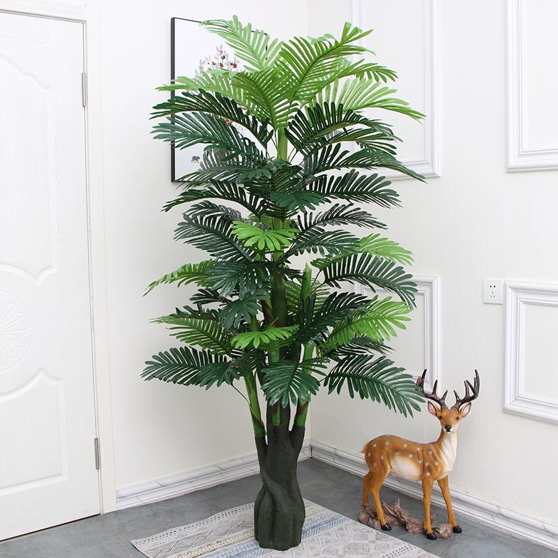 Большая искусственная пальма «Рыбий хвост» напольная | Комнатная искусственная зелень для декора гостиной