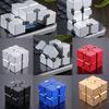 Decompression Toy Aluminum Alloy Infinite Rubik's Cube Men Women Student Girl Boy Toy