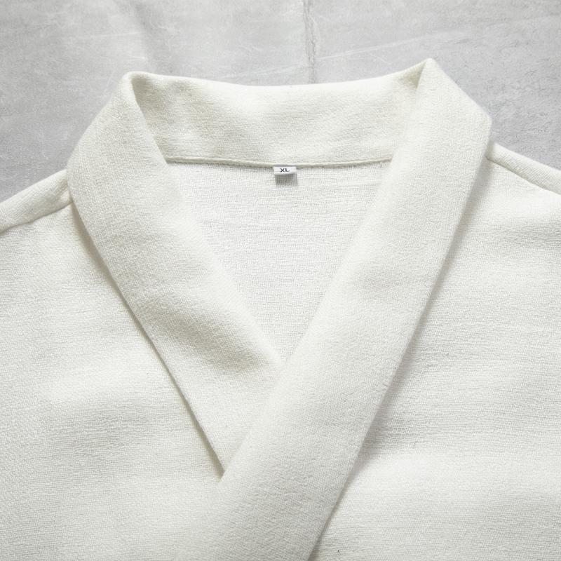 Китайское традиционное платье весна осень хлопок льняная рубашка для мужчин одежда больших размеров винтажный повседневный ханьфу черный кардиган топ