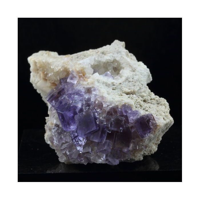 Pierres et Minéraux - ABIJOUX - Fluorite + Quartz - La Cabaña, Berbes, Asturias, Espagne