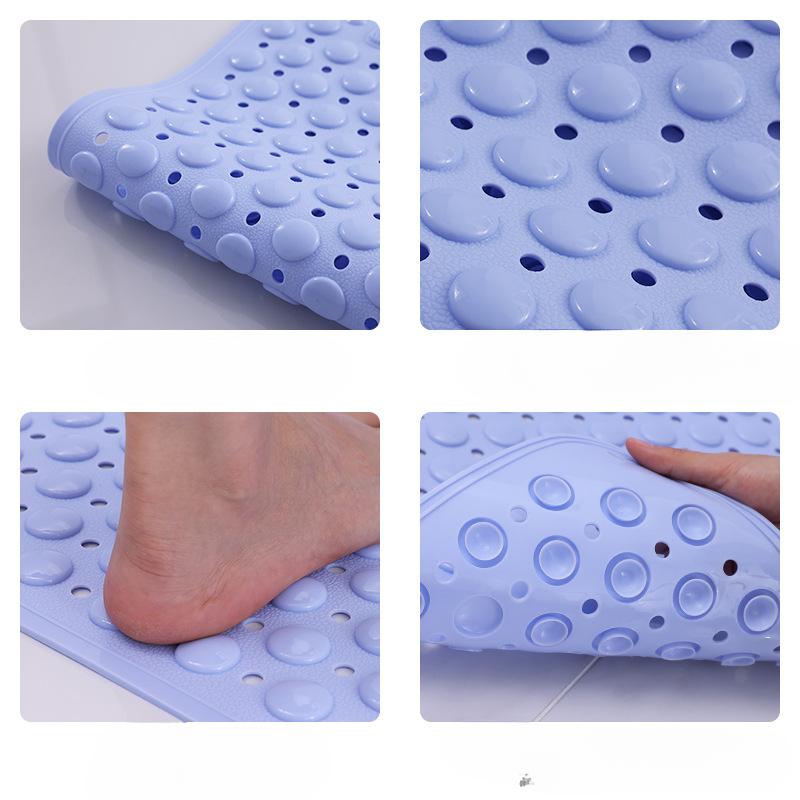 Коврик для ванной комнаты с противоскользящим покрытием Коврик для душа в ванной комнате Водонепроницаемый коврик для ног с защитой от падений Коврик для туалета с присоской