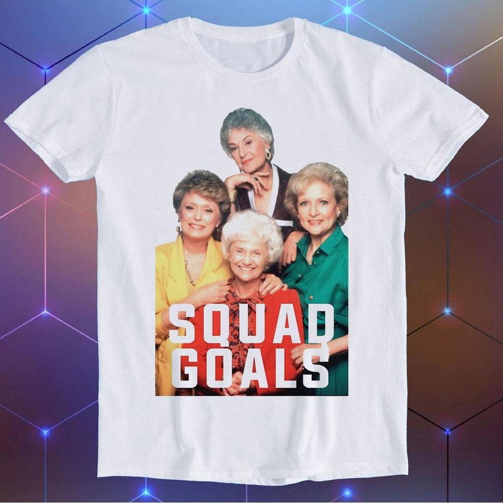 Golden Girls Squad TV Series 80s Meme Gift Funny Tee Style Unisex Gamer Movie Music Top Mens Womens Adult Tee T-Shirt E985