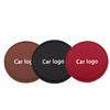 VEDB9 2PCS Car Non Slip Water Cup Pad Leather Coasters Mat For Ford ST Racing RS S Mustang Kuga Fiesta Fusion Mondeo Edge Ranger S-Max