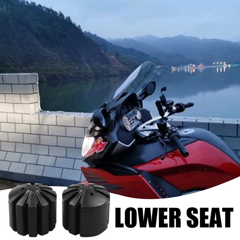 Rider Seat Lowering Rubber Kits 2PCS Seat Lift Adjuster Motorcycle Accessories For Seat Conversion 10mm Seat Lower Mounting
