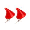 1 Pair Girls Women Gothic Halloween Horn Hair Clips Small Demon Costume Pin OX Horn Hairpins