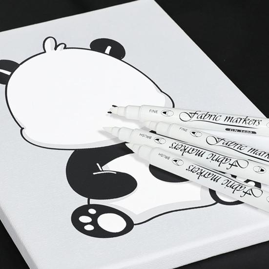 4/6 шт. тканевая ручка с двойным наконечником, текстильные маркеры, водонепроницаемая ручка для рисования граффити, футболка, пальто