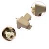 2Pcs Sun Visor Retaining Clips Beige For Land Rover Range Rover L322 2003-2012