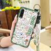 Anti-knock Anti-dust Phone Case For LG Velvet 4G/5G Lanyard Dirt-resistant Soft Case Wrist Strap Fashion Design Cute