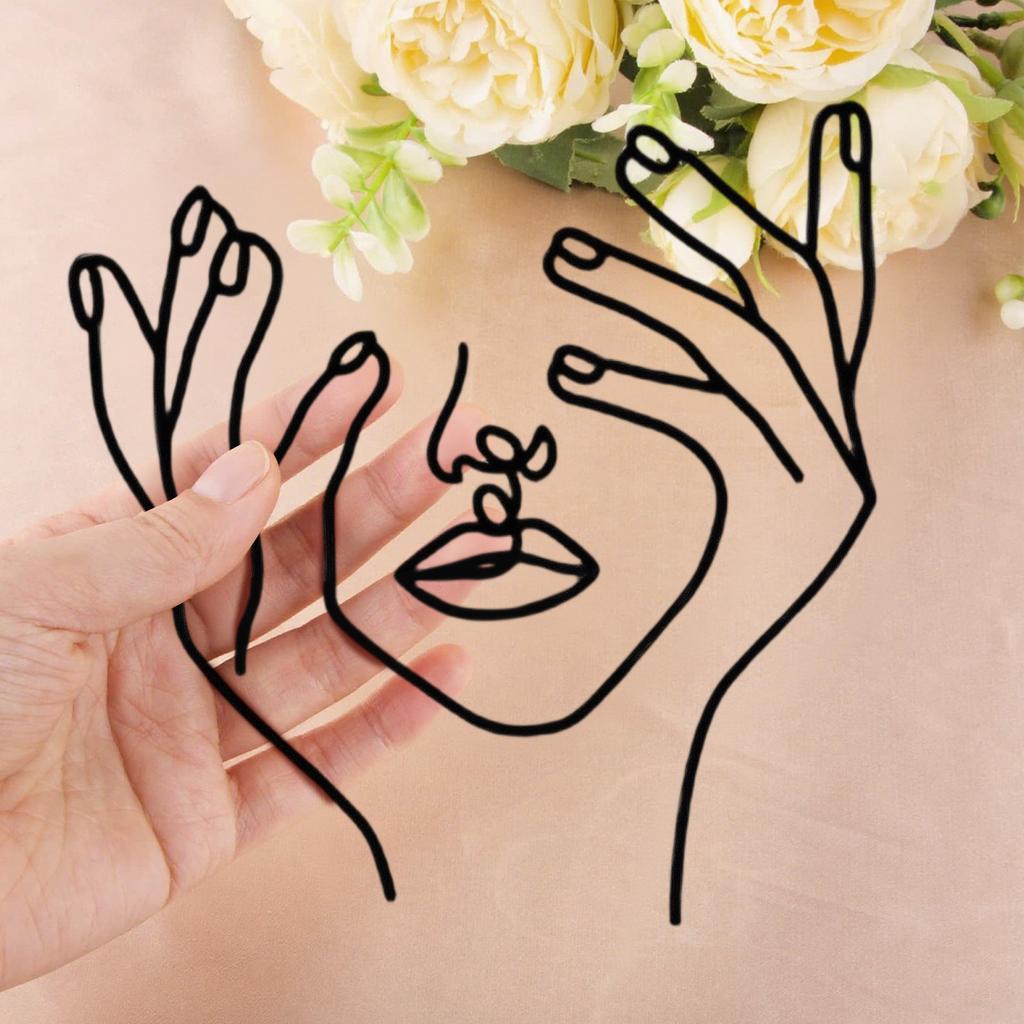 Черная акриловая открытка на день рождения для торта Линия для вечеринки для девочек Украшения для торта