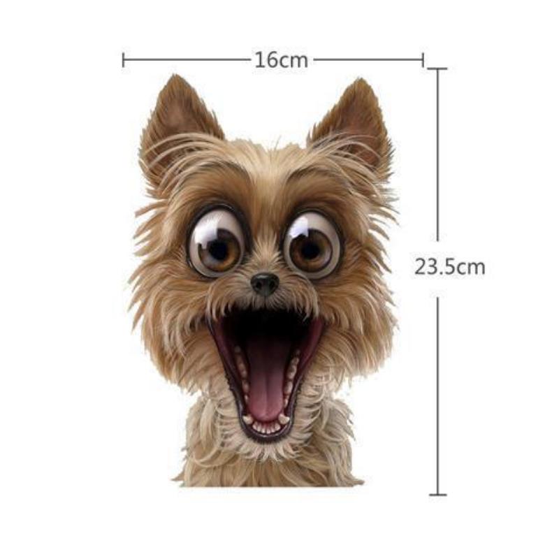 3D декоративные наклейки General Motors, милые наклейки для автомобиля с котенком и собакой, защитные от царапин, декоративные наклейки, креативные и реалистичные