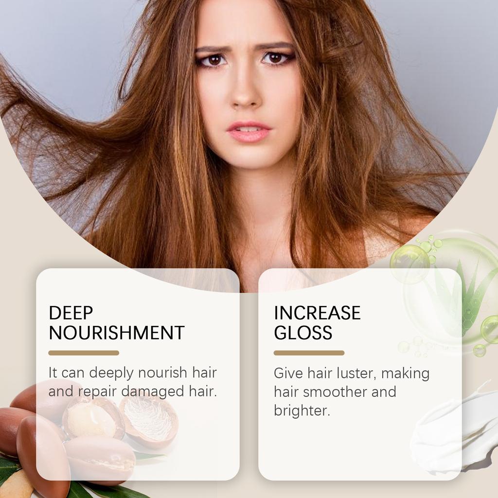 Маска для волос Repairing And Care Питает, увлажняет, восстанавливает и восстанавливает волосы, разглаживает волосы и увеличивает их объем