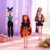 1/3Pcs 11-Inch Kpop Hunter Girl Doll Animated Movie Inspired Movable Joints Girl Action Figure Collectible Toy Decoration Ornament Fans Gift