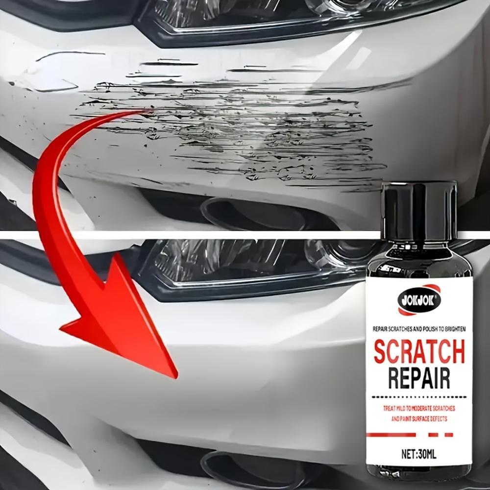 JOKJOK Воск для удаления царапин с автомобиля – Быстрая полировка и восстановитель блеска – Крем для удаления царапин для всех автомобилей – Простой в использовании уход за краской