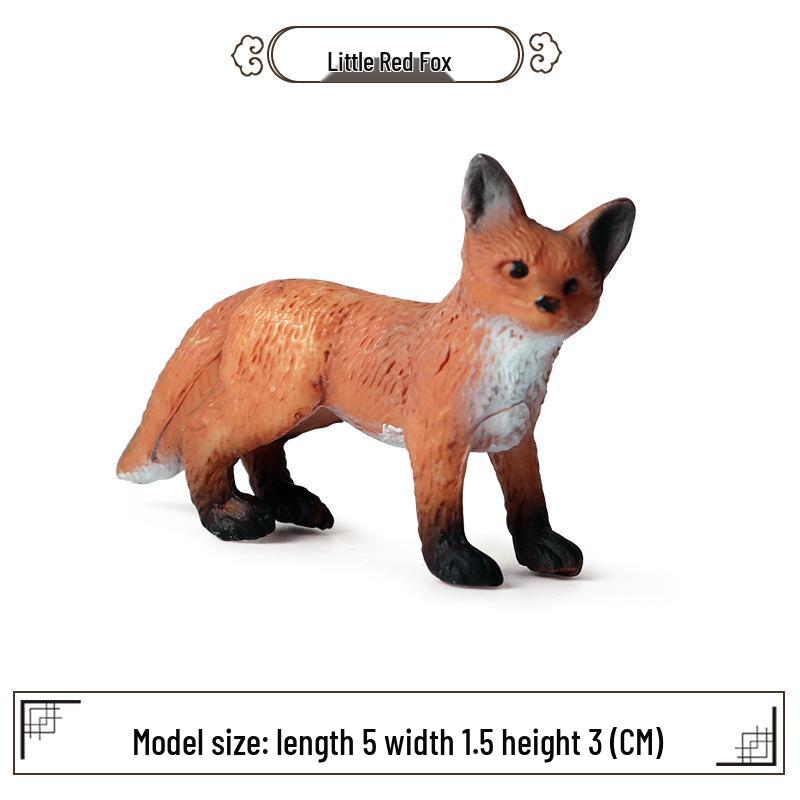 Реалистичные игрушки-модели дикой природы: Муравьед, Барсук, Бобр, Лиса, Норка - Пластиковые фигурки для детей.