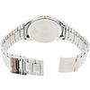 Citizen QQ Wristwatch Analog Waterproof Date Day Metal Band A142-214 Mens Silver