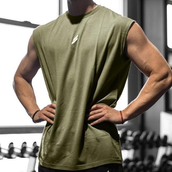 Crazy Muscle Men's Quick Drying Tank Top Bird Eye Breathable Fitness Exercise Summer Tank Top
